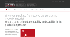 Desktop Screenshot of dotherm.com